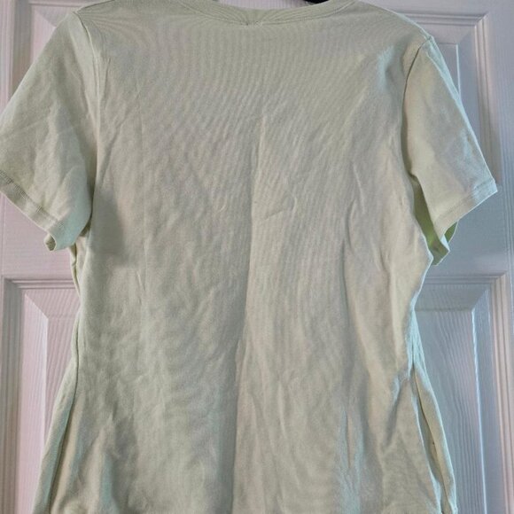 Skims Cotton Jersey T-Shirt Pistachio Sz XL NWT - Picture 2 of 4